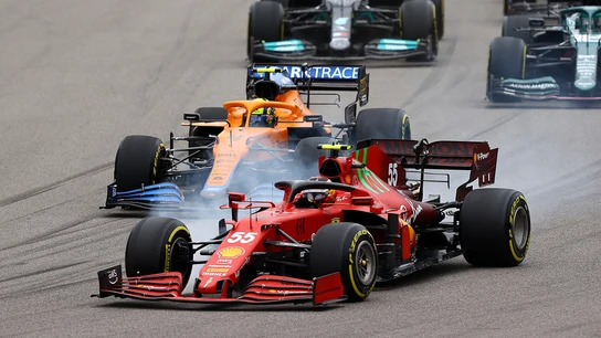 La genialidad de Carlos Sainz contra Lando Norris en Austin La genialidad de Carlos Sainz contra Lando Norris en Austin