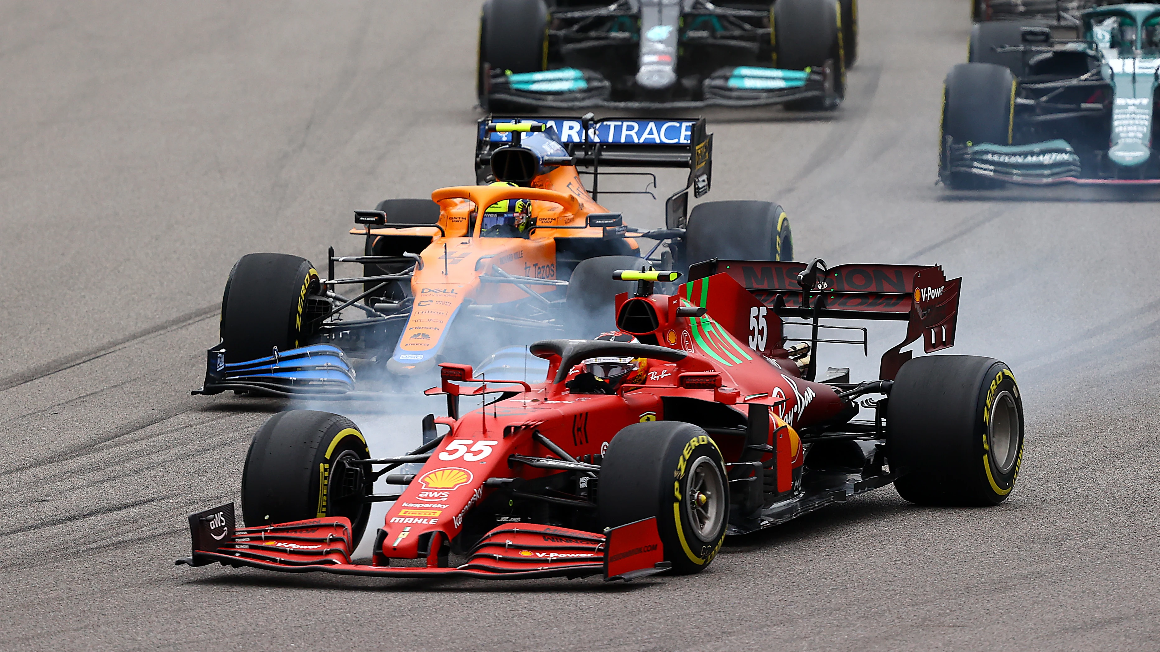 La genialidad de Carlos Sainz contra Lando Norris en Austin