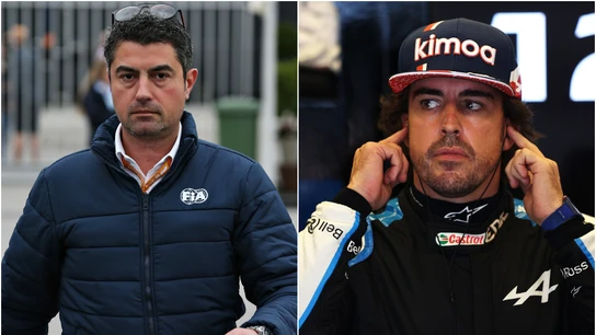 Michael Masi y Fernando Alonso Michael Masi y Fernando Alonso
