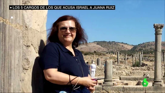Juana Ruiz, trabajadora humanitaria española encarcelada en Israel  Juana Ruiz, trabajadora humanitaria española encarcelada en Israel