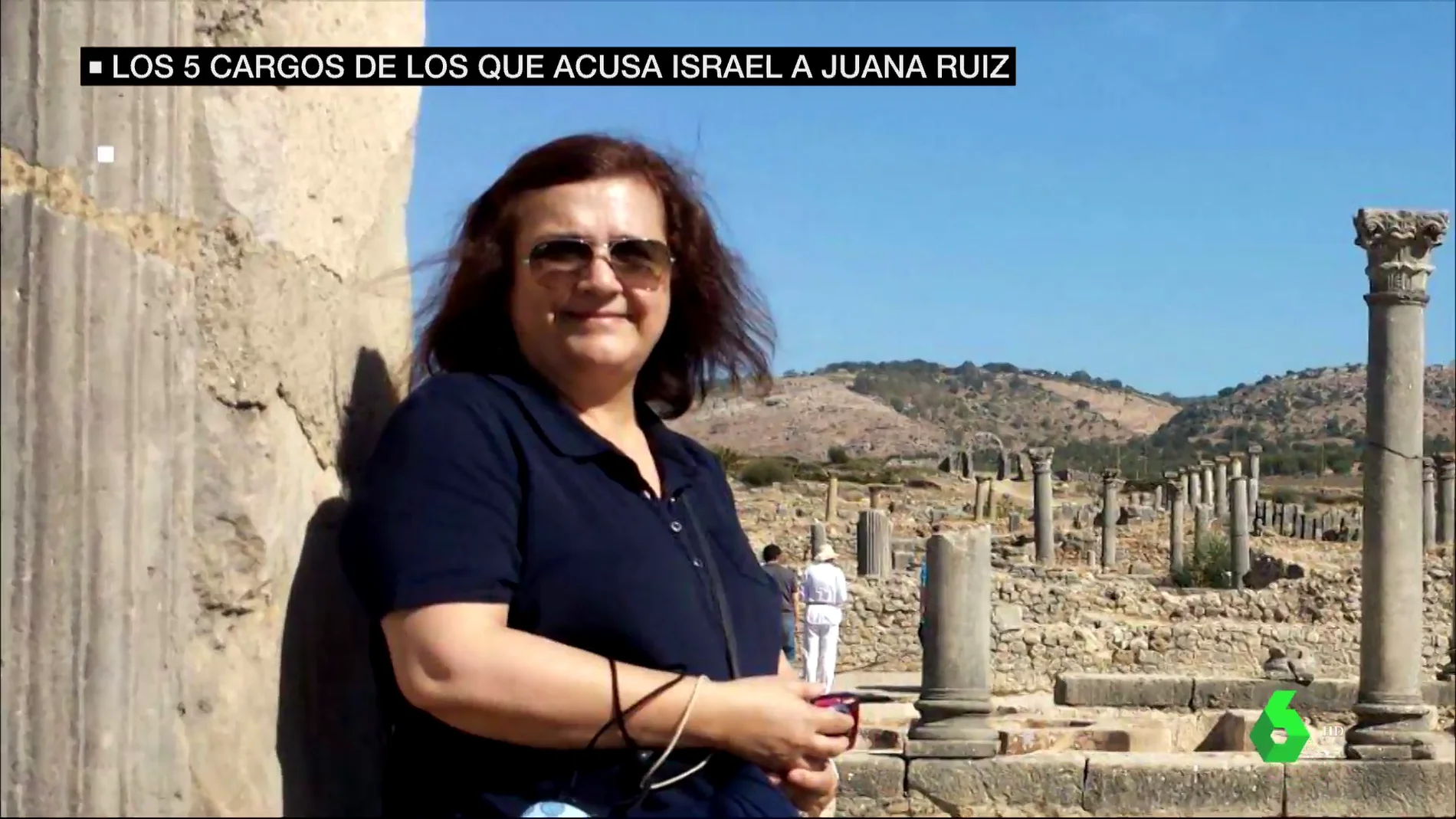 Juana Ruiz, trabajadora humanitaria española encarcelada en Israel 