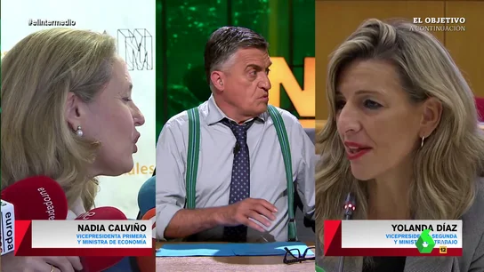 El surrealista vídeo en el que Wyoming evidencia las contradicciones entre Yolanda Díaz y Nadia Calviño El surrealista vídeo en el que Wyoming evidencia las contradicciones entre Yolanda Díaz y Nadia Calviño