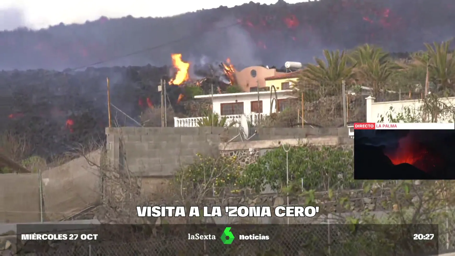 Pueblos fantasma cubiertos de ceniza: viaje a la zona cero del volcán de La Palma 