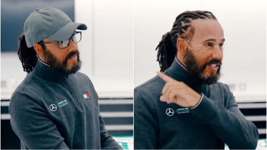 Increíble sorpresa de Lewis Hamilton a tres niños en la fábrica de Mercedes en Brackley Increíble sorpresa de Lewis Hamilton a tres niños en la fábrica de Mercedes en Brackley