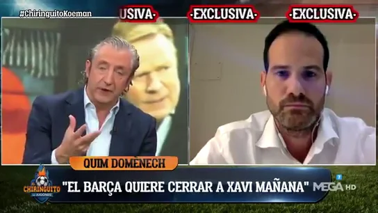 Exclusiva 'El Chiringuito': Xavi Hernández será el sustituto de Ronald Koeman en el FC Barcelona Exclusiva 'El Chiringuito': Xavi Hernández será el sustituto de Ronald Koeman en el FC Barcelona