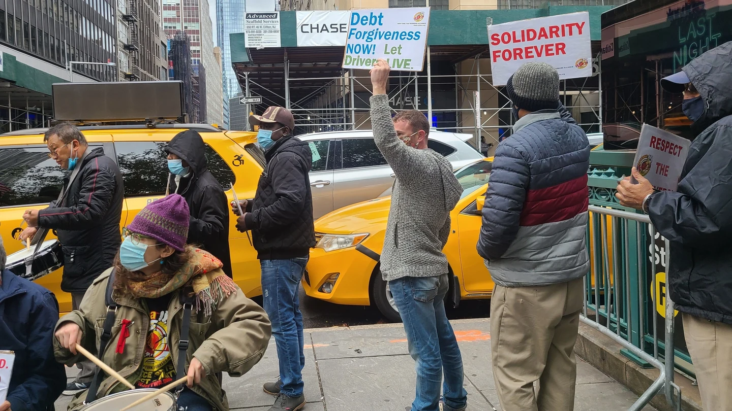 Taxistas de Nueva York en huelga Taxistas de Nueva York en huelga