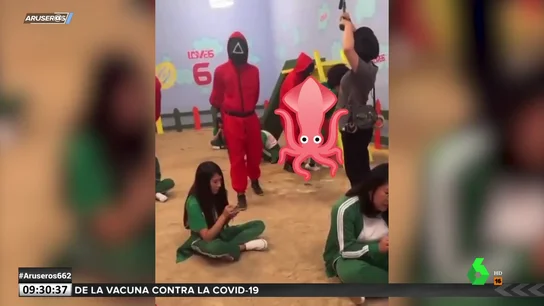 Versión porno de El Juego del Calamar Versión porno de El Juego del Calamar