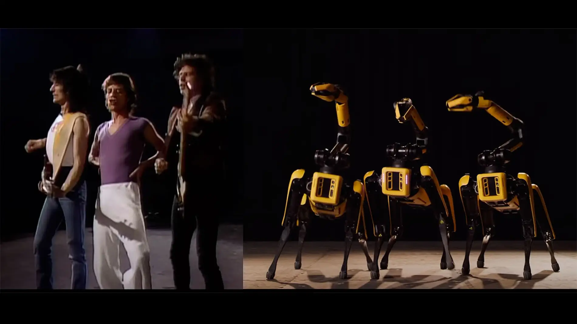 Así imitan los robots de Boston Dynamics a los Rolling Stones