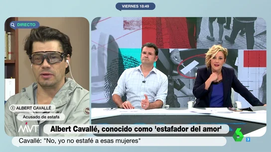 Albert Cavallé, el 'estafador del amor', reconoce que "la mayoría de veces" pagaban ellas: "Llevo seis años sin nómina" Albert Cavallé, el 'estafador del amor', reconoce que "la mayoría de veces" pagaban ellas: "Llevo seis años sin nómina"