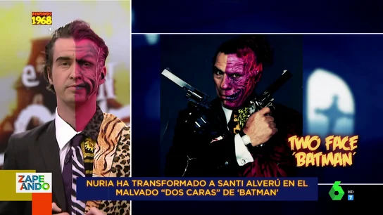 Santi Alverú caracterizado Santi Alverú caracterizado