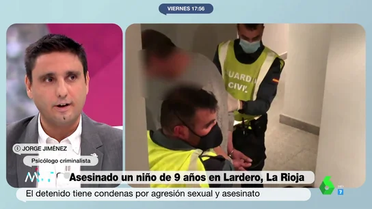 El detenido por matar al niño de Lardero, un "sádico con la intención de generar daño y humillación" El detenido por matar al niño de Lardero, un "sádico con la intención de generar daño y humillación"