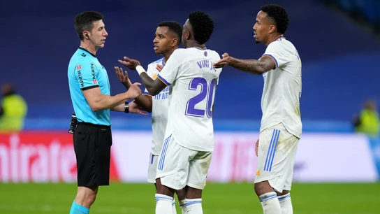 Rodrygo, Vinicius y Militao protestan al Soto Grado Rodrygo, Vinicius y Militao protestan al Soto Grado