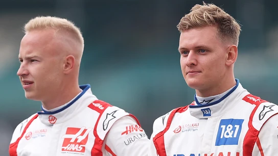 Mick Schumacher, con Mazepin Mick Schumacher, con Mazepin