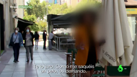 "¡Como me saquéis un pelo, os demando!": la reacción de la amante del estafador Jorge Lozano a las preguntas de Equipo de Investigación "¡Como me saquéis un pelo, os demando!": la reacción de la amante del estafador Jorge Lozano a las preguntas de Equipo de Investigación