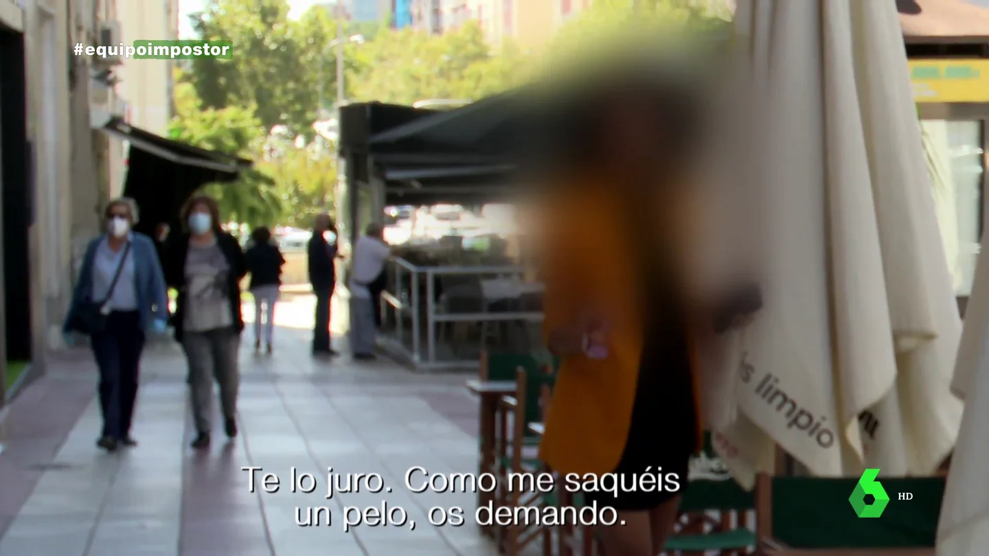 "¡Como me saquéis un pelo, os demando!": la reacción de la amante del estafador Jorge Lozano a las preguntas de Equipo de Investigación "¡Como me saquéis un pelo, os demando!": la reacción de la amante del estafador Jorge Lozano a las preguntas de Equipo de Investigación