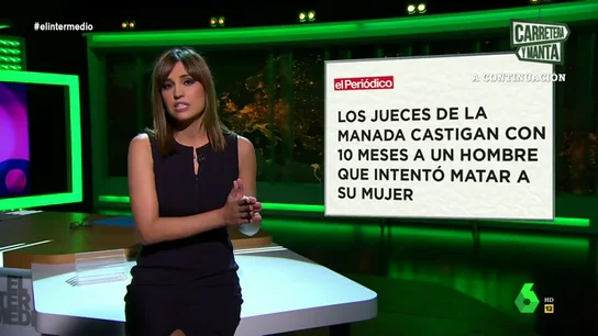 El contundente alegato de Sandra Sabatés sobre cómo la Justicia española está "fallando a todas las mujeres" El contundente alegato de Sandra Sabatés sobre cómo la Justicia española está "fallando a todas las mujeres"