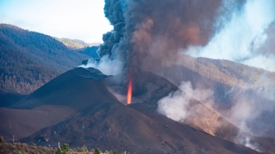 Imagen del volcán de La Palma Imagen del volcán de La Palma