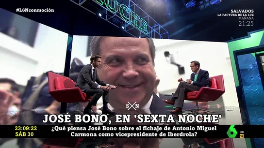La defensa de José Bono a Antonio Miguel Carmona: "Decir que es el ejemplo de puertas giratorias es mentir" La defensa de José Bono a Antonio Miguel Carmona: "Decir que es el ejemplo de puertas giratorias es mentir"