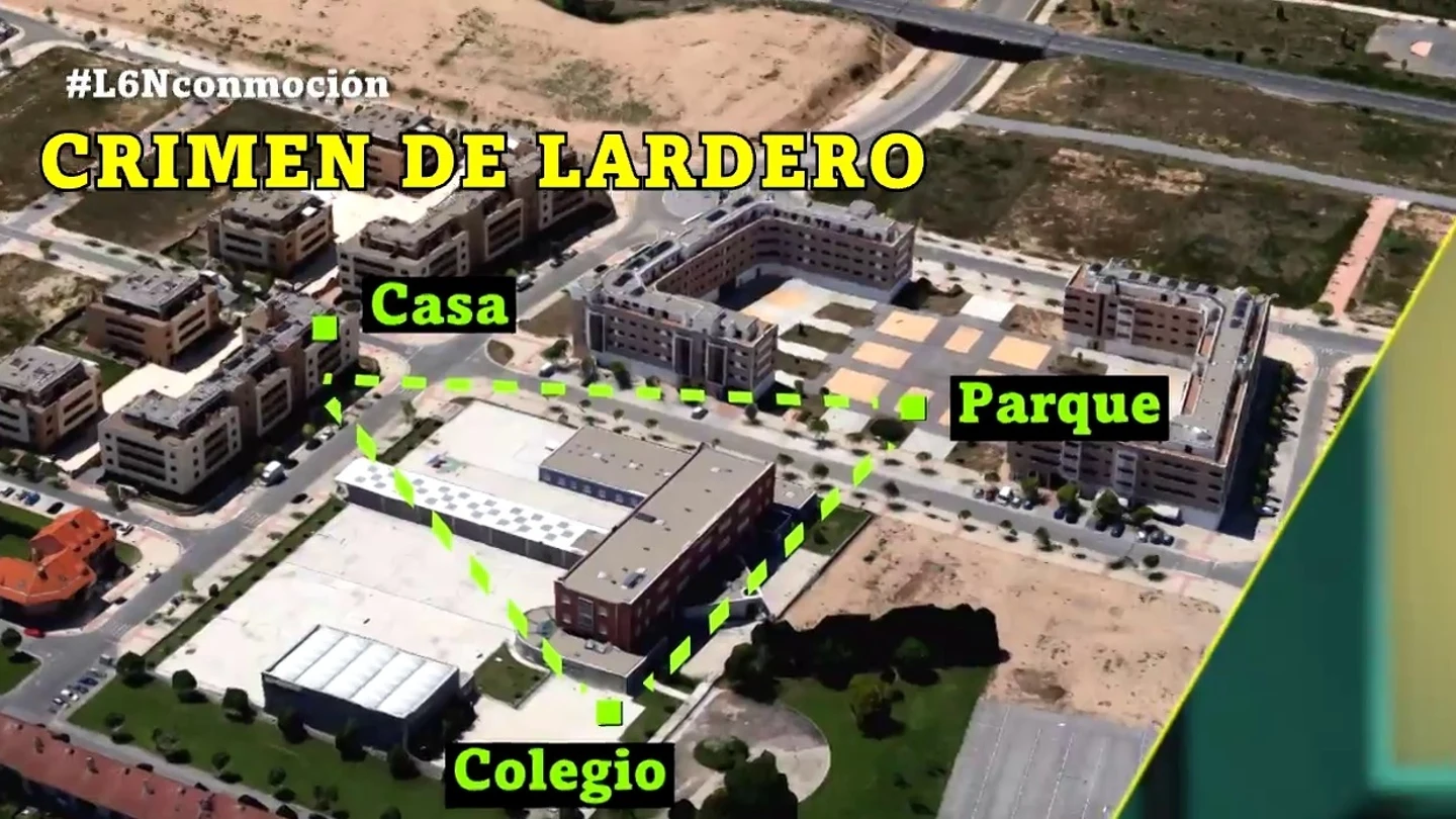 Mapa del crimen del Lardero Mapa del crimen del Lardero