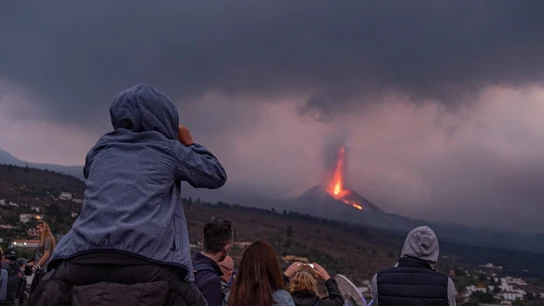 Imagen de turistas en La Palma Imagen de turistas en La Palma
