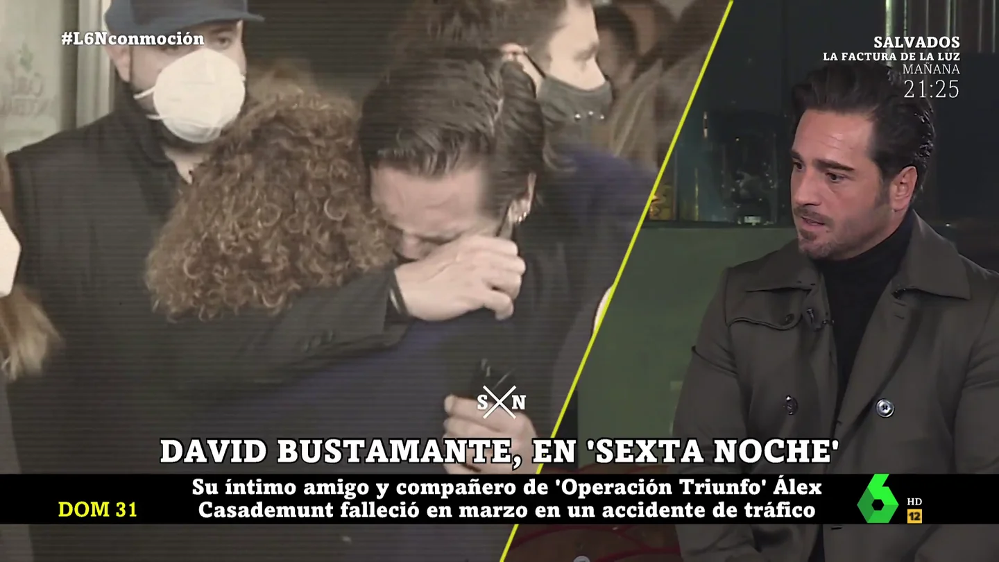 David Bustamante habla de Álex Casademunt: "Es mi amigo, mi hermano" David Bustamante habla de Álex Casademunt: "Es mi amigo, mi hermano"