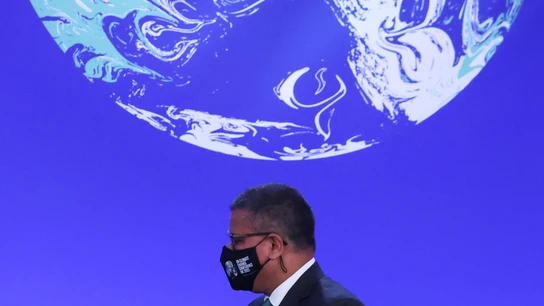 Alok Sharma, presidente de la COP, durante la cumbre del clima de Glasgow Alok Sharma, presidente de la COP, durante la cumbre del clima de Glasgow