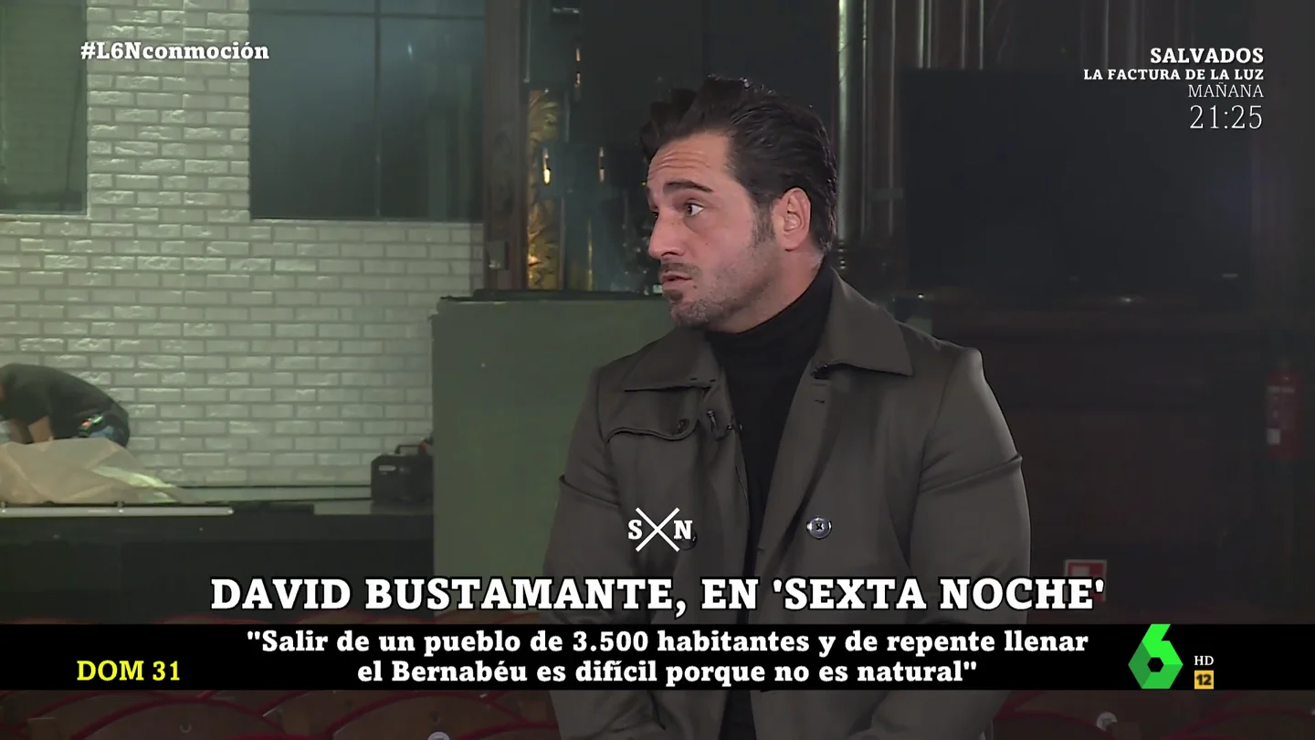David Bustamante explica sus palabras sobre el feminismo: "Hay muchos con el hacha en alto; pido disculpas a quien ofendí" David Bustamante explica sus palabras sobre el feminismo: "Hay muchos con el hacha en alto; pido disculpas a quien ofendí"