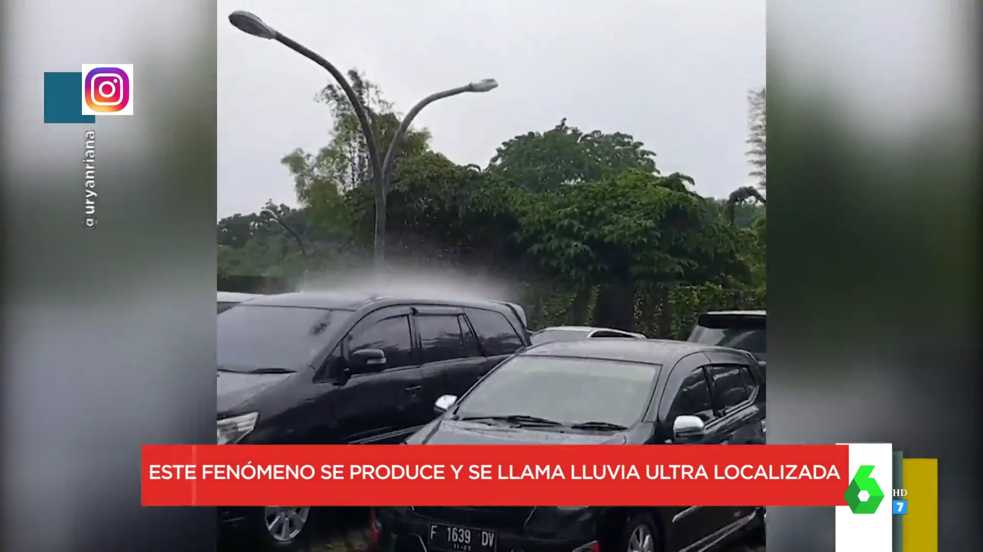 El surrealista fenómeno atmosférico que provoca una lluvia torrencial encima de un solo vehículo (y sí, es real)