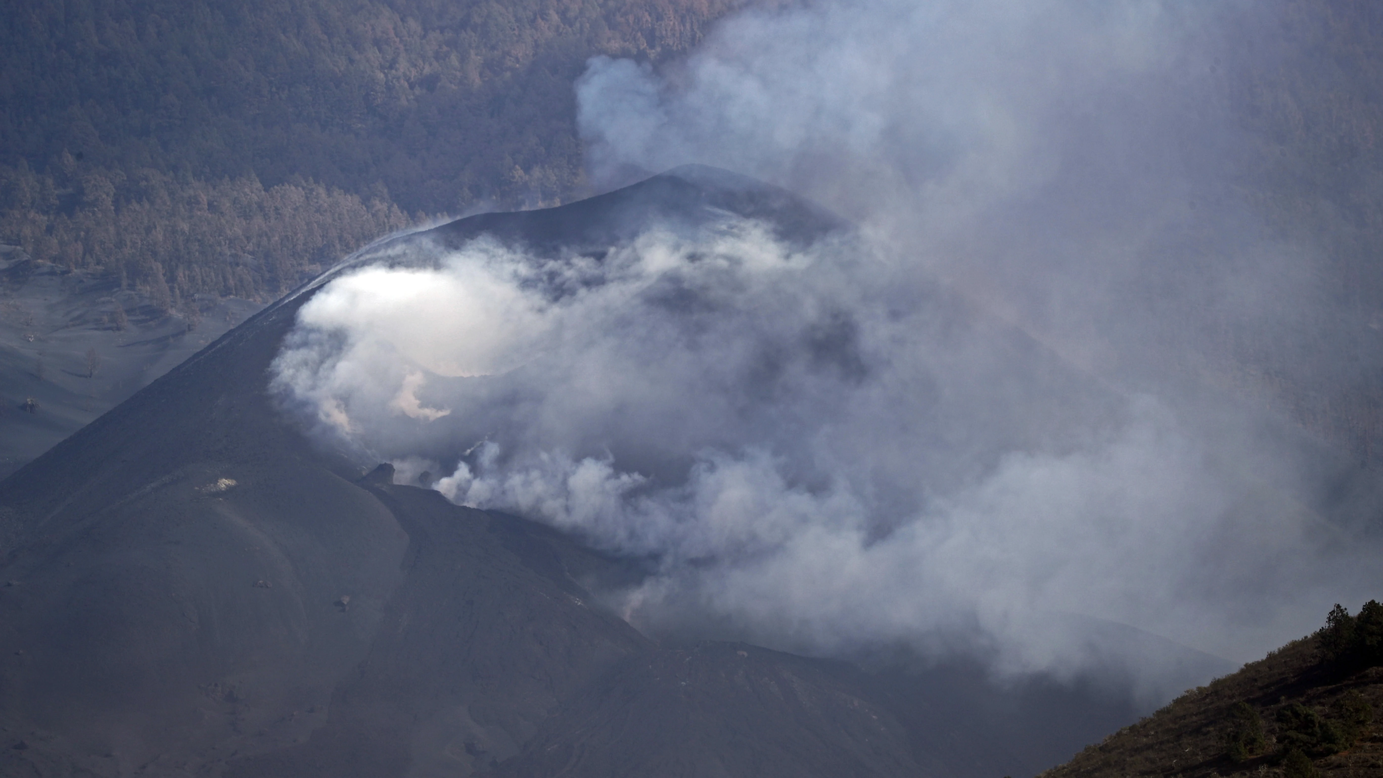 La erupción de La Palma ha cumplido este lunes 51 días desde su comienzo