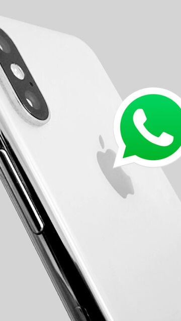 WhatsApp y un iPhone