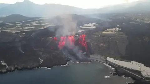 La imágenes desde el aire de la nueva fajana en Los Guirres La imágenes desde el aire de la nueva fajana en Los Guirres