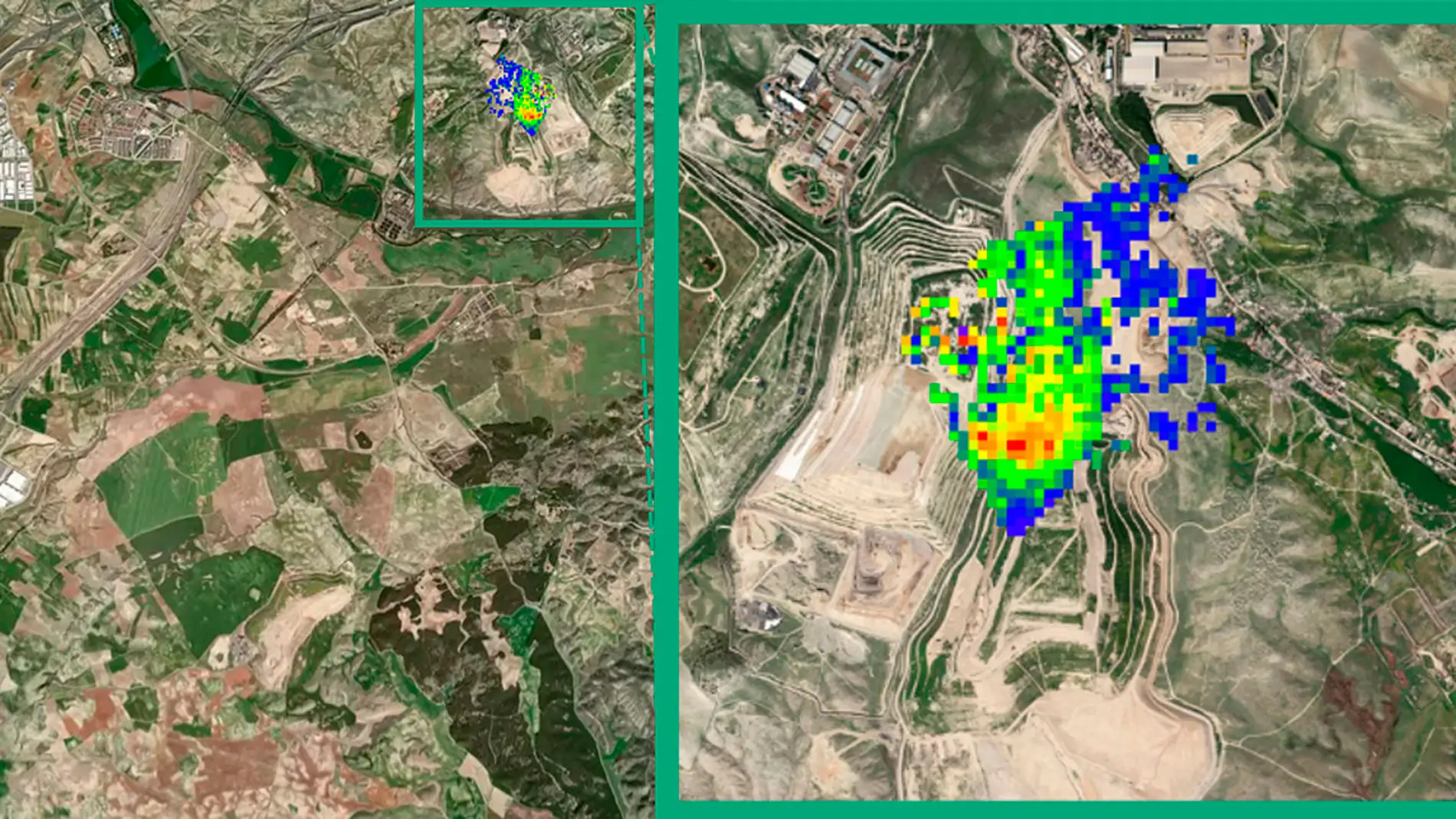Detectadas grandes emisiones de metano en vertederos de Madrid