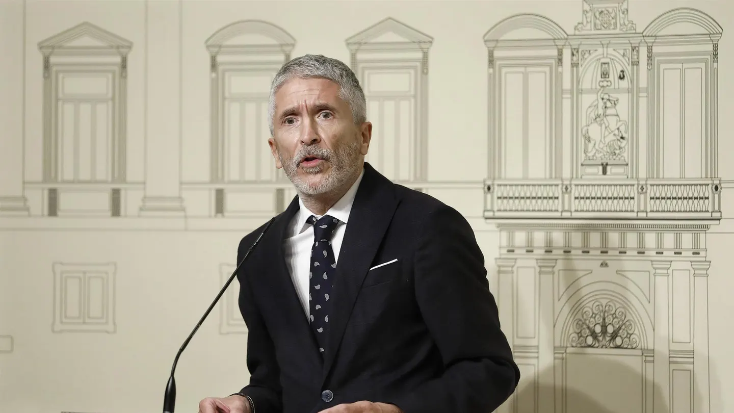 El ministro de Interior, Fernando Grande Marlaska El ministro de Interior, Fernando Grande Marlaska