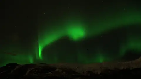 Aurora boreal en Islandia Aurora boreal en Islandia