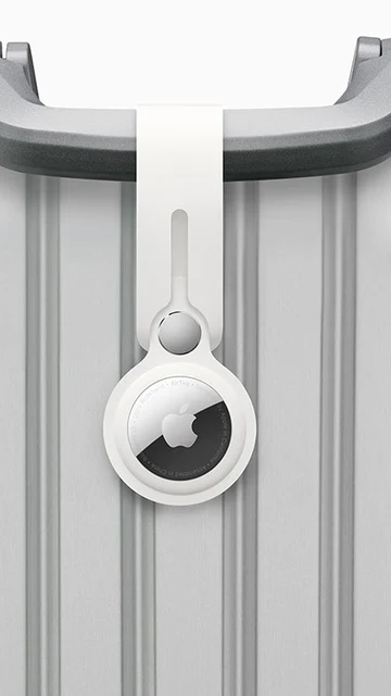 Un Airtag en una maleta