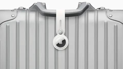 Un Airtag en una maleta Un Airtag en una maleta