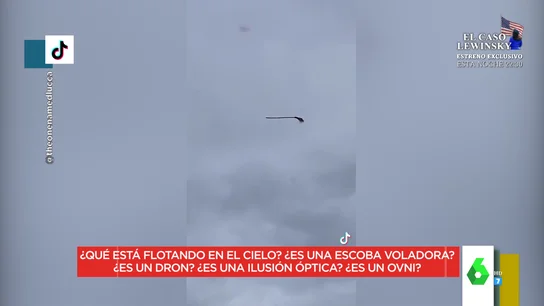 El inquietante vídeo de una escoba volando en el cielo de Estados Unidos El inquietante vídeo de una escoba volando en el cielo de Estados Unidos
