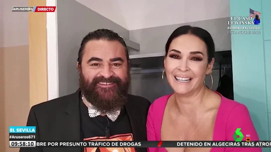 El Sevilla y Vicky Martín Berrocal El Sevilla y Vicky Martín Berrocal