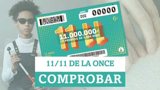 Resultado del 11 del 11 de la ONCE: comprobar sorteo extraordinario de hoy, 11 de noviembre de 2021 Resultado del 11 del 11 de la ONCE: comprobar sorteo extraordinario de hoy, 11 de noviembre de 2021