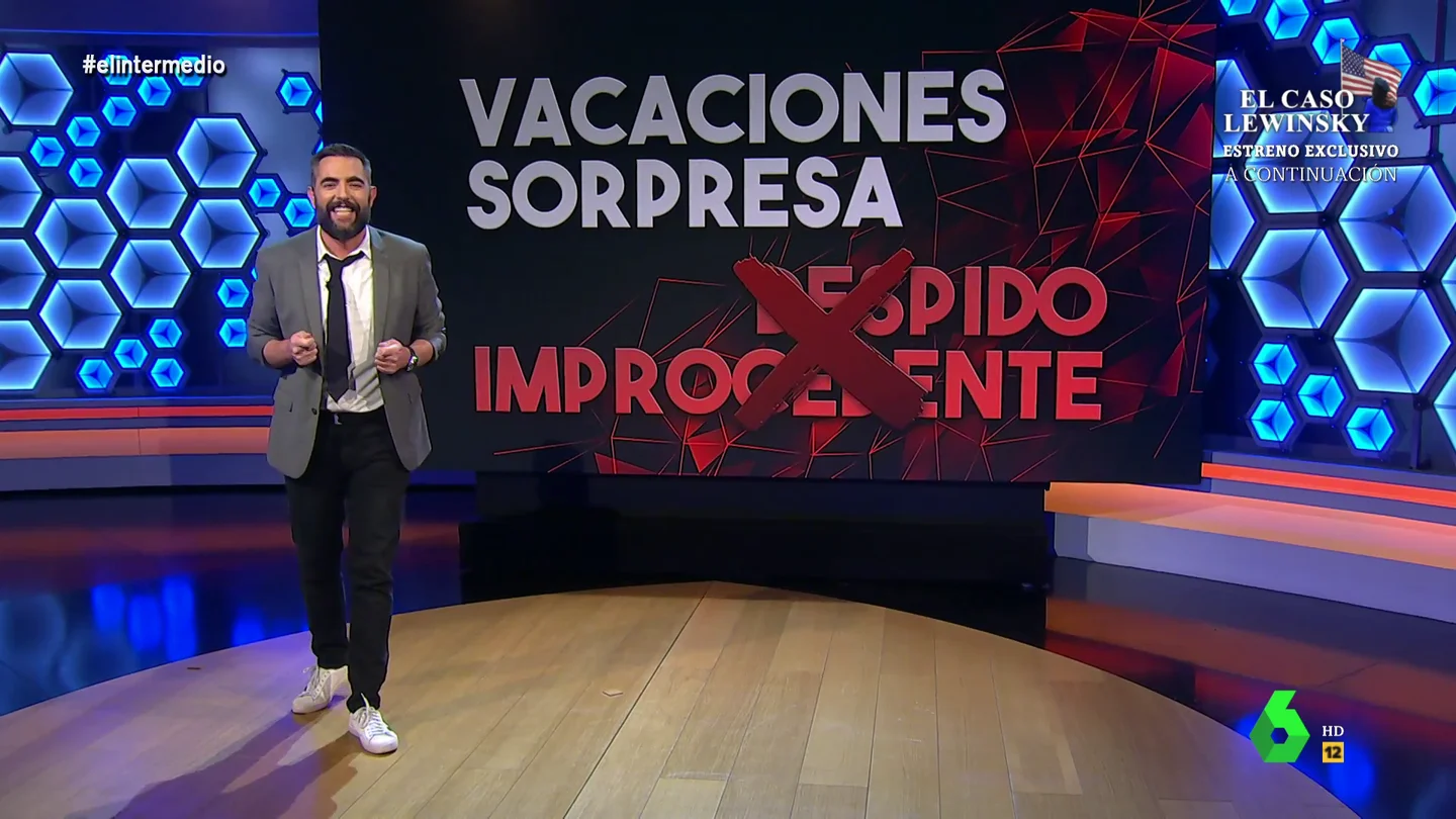 "De despido improcedente a vacaciones sorpresa": el curso de Dani Mateo "De despido improcedente a vacaciones sorpresa": el curso de Dani Mateo