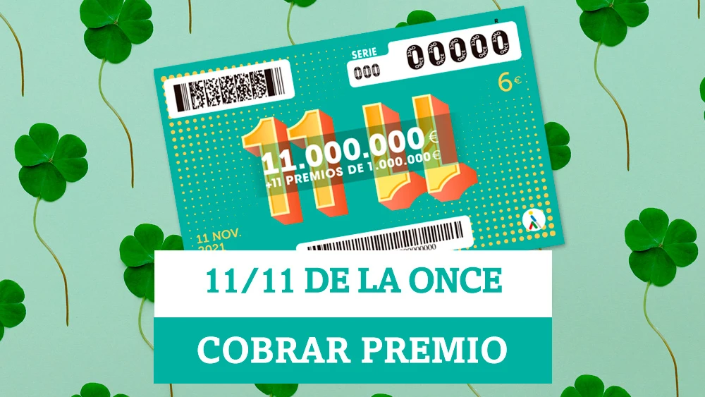 ¿Dónde puedo cobrar mi premio del 11 del 11 de la ONCE?