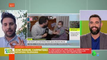 José Manuel Carpintero, el reportero de Telemadrid que cautiva las redes sociales: "Busco montar un show"