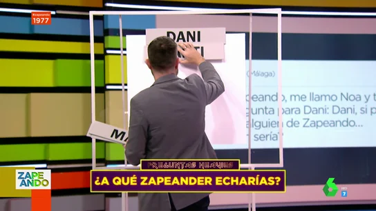 ¿A qué zapeador echaría Dani Mateo? Este es el orden en el que prescindiría de sus compañeros ¿A qué zapeador echaría Dani Mateo? Este es el orden en el que prescindiría de sus compañeros