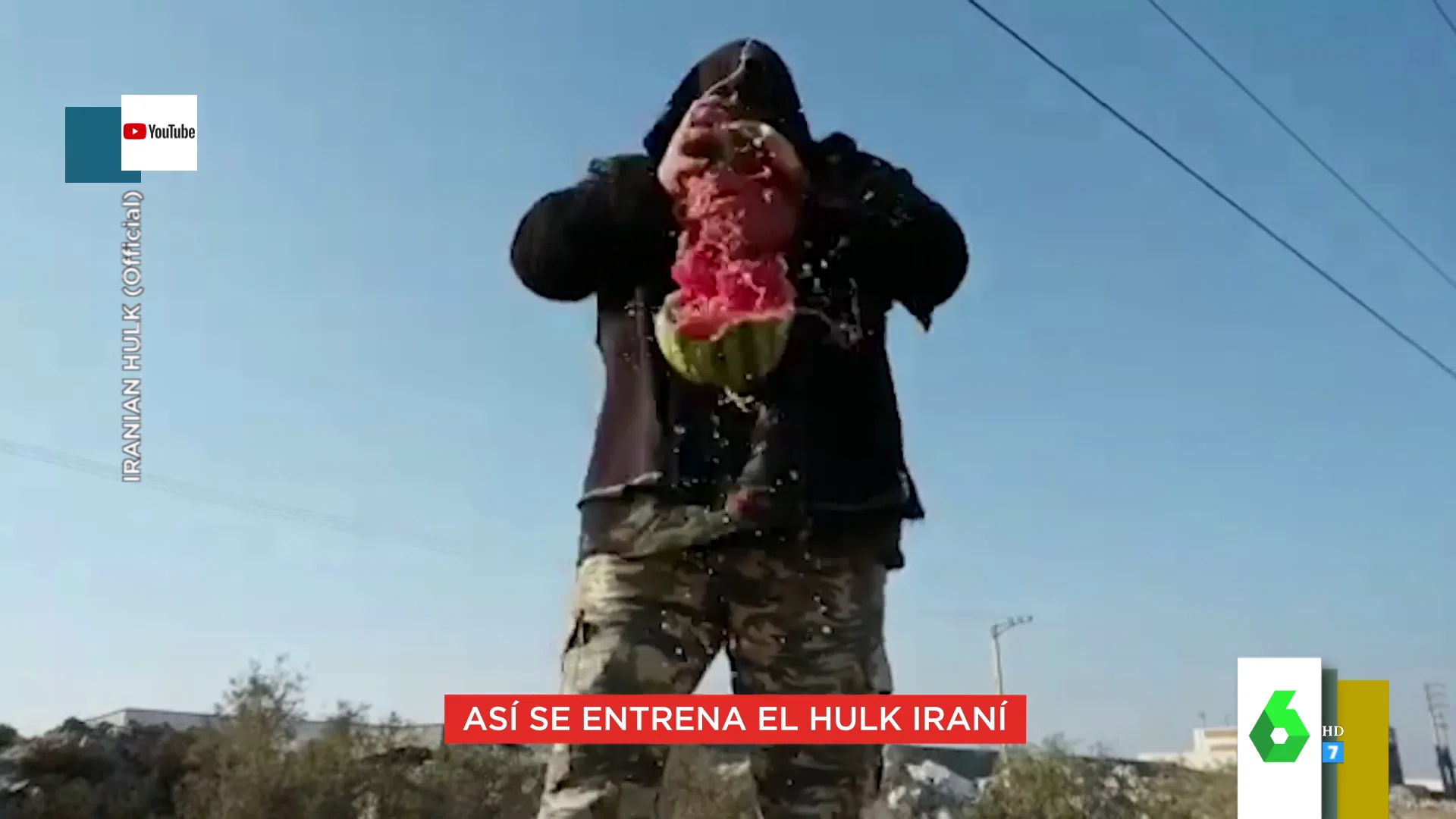 Imagen del Hulk iraní