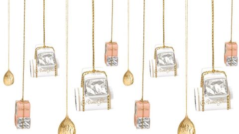 Ornamentos dulces para árbones de Navidad