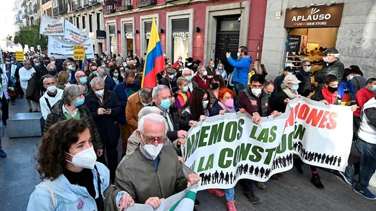 Manifestación en defensa de las pensiones en Madrid Manifestación en defensa de las pensiones en Madrid