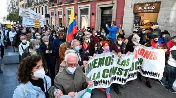 Manifestación en defensa de las pensiones en Madrid