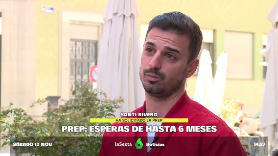 Santi Rivero, solicitante de la PrEP Santi Rivero, solicitante de la PrEP