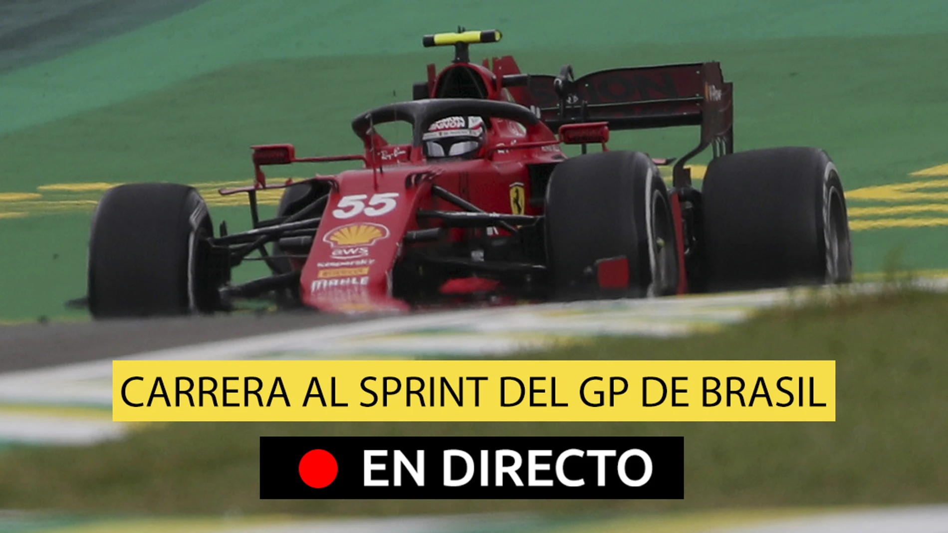 Carlos Sainz, en el GP de Brasil