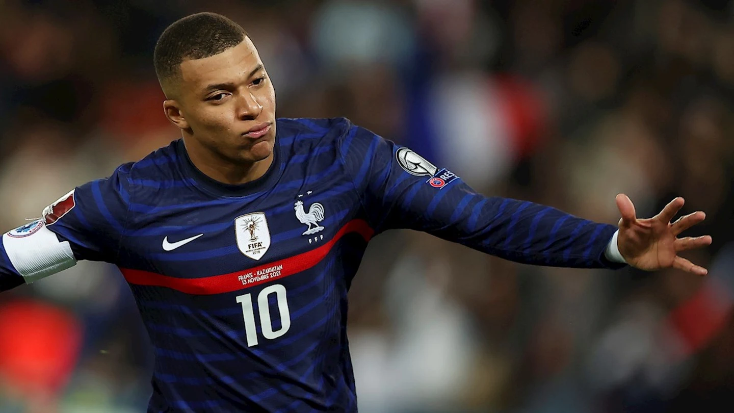 Mbappé, con Francia Mbappé, con Francia